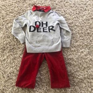 H&M Boy’s Christmas outfit